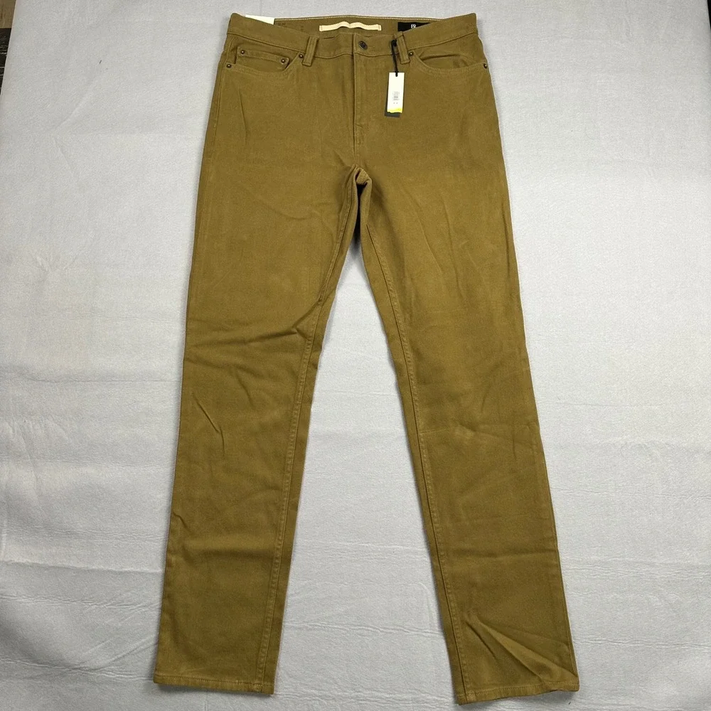 Banana Republic Slim Fit Traveler Pants Mens 32x32 Tobacco Brown NEW 562215-01-1